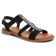 sandales noir mode femme printemps été 2025 vue 1