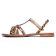 Sandales Plates leopard multi mode femme printemps été 2025 vue 3