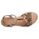 Sandales Plates leopard multi mode femme printemps été 2025 vue 4