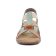 Sandales Plates vert multi mode femme printemps été 2025 vue 6