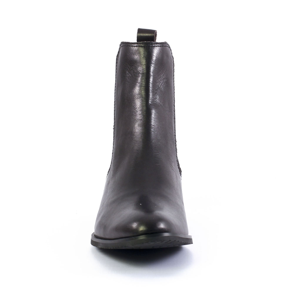 Bottes Cavalières FUGITIVE Modèle RIBOT - Cuir Noir, Taille 38, Neuves Sans Boîte - Talon 2-7cm