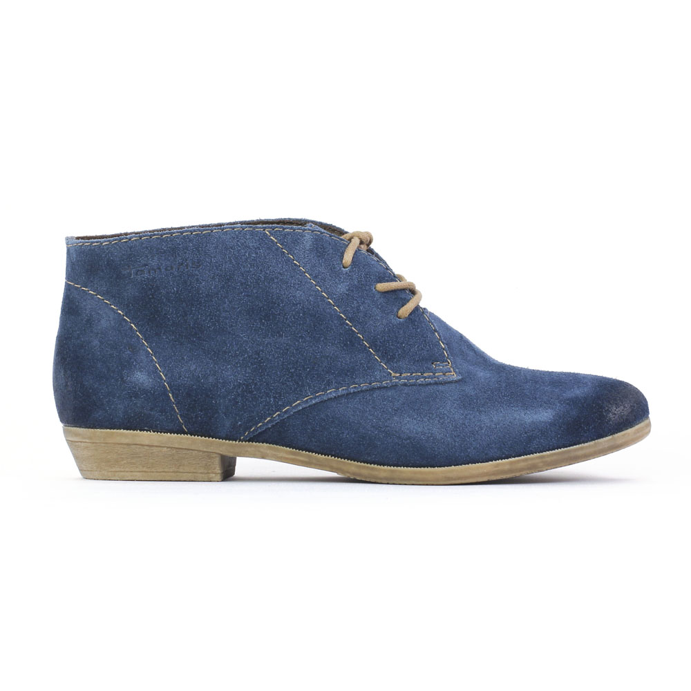 bottines bleues tamaris
