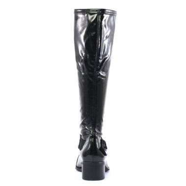 bottes stretch noir mode femme automne hiver - Photo Produit 7