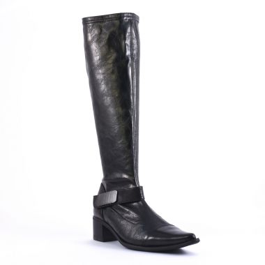 Bottes Stretch Fugitive Boney Noir, vue principale de la chaussure femme