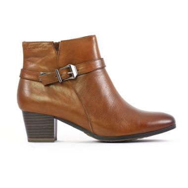 bottines à talon marron mode femme automne hiver - Photo Produit 2