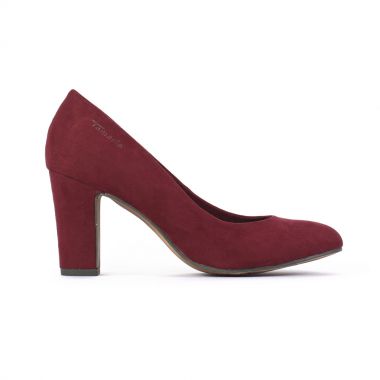 escarpins bordeaux mode femme automne hiver - Photo Produit 2