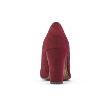 escarpins bordeaux mode femme automne hiver - Photo Produit 7
