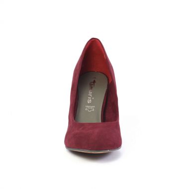 escarpins bordeaux mode femme automne hiver - Photo Produit 6