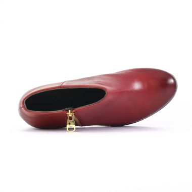 low boots rouge mode femme automne hiver - Photo Produit 4