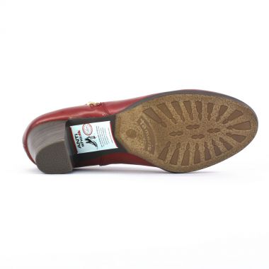 low boots rouge mode femme automne hiver - Photo Produit 5