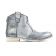 boots gris argent mode femme automne hiver vue 2