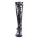 bottes stretch noir mode femme automne hiver vue 6