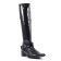 bottes stretch noir mode femme automne hiver vue 1