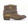 bottillons marron doré mode femme automne hiver vue 2