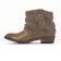 bottillons marron doré mode femme automne hiver vue 3