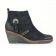bottines compensées noir mode femme automne hiver vue 2
