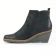bottines compensées noir mode femme automne hiver vue 3