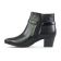 bottines talon noir mode femme automne hiver vue 3