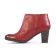 low boots rouge mode femme automne hiver vue 3