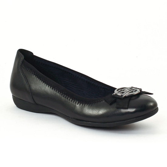 Ballerines Tamaris 22100 Black, vue principale de la chaussure femme