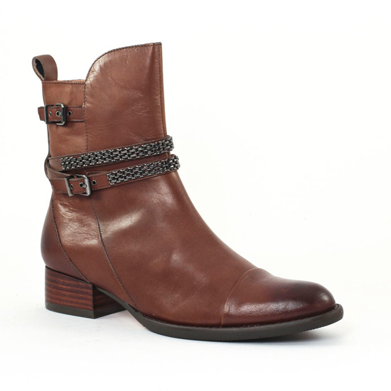 Bottines Et Boots Mamzelle Jespa Chocolat, vue principale de la chaussure femme