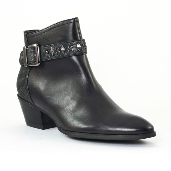 Bottines Et Boots Fugitive Vaqui Noir, vue principale de la chaussure femme
