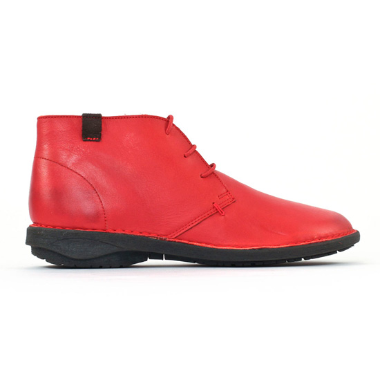 chaussures confort rouge mode femme automne hiver - Photo Produit 2