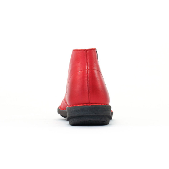 chaussures confort rouge mode femme automne hiver - Photo Produit 7
