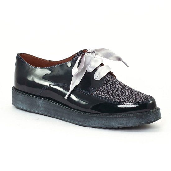 chaussure vernis bleu femme