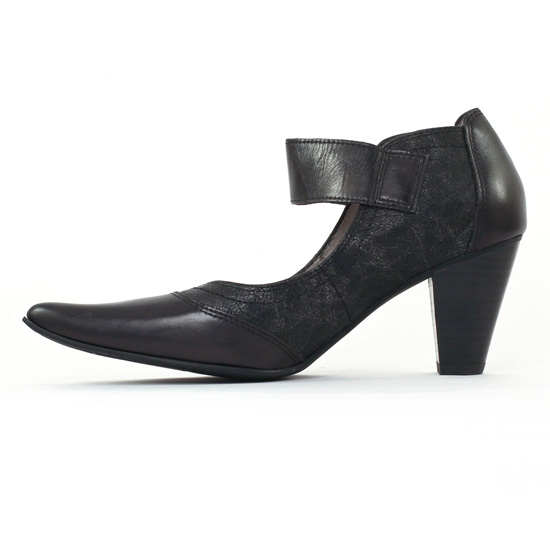 Escarpins Femme Fugitive Noirs Dorés - Taille 39, Neufs Avec Boîte !