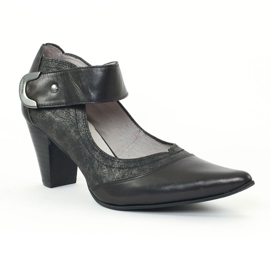 Escarpins Fugitive Amoro Noir, vue principale de la chaussure femme