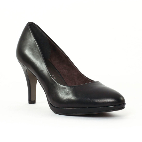 escarpin noir tamaris