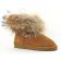 boots fourrées marron clair mode femme automne hiver vue 1
