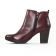 boots talon rouge bordeaux mode femme automne hiver vue 3