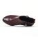 boots talon rouge bordeaux mode femme automne hiver vue 4
