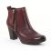 boots talon rouge bordeaux mode femme automne hiver vue 1