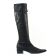 bottes stretch noir mode femme automne hiver vue 2