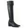 bottes stretch noir mode femme automne hiver vue 1