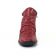low boots confort rouge bordeaux mode femme automne hiver vue 6