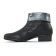 low boots noir gris argent mode femme automne hiver vue 3