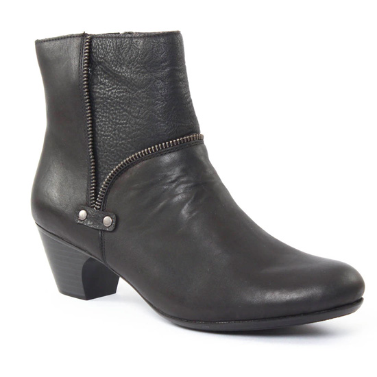 Bottines Et Boots Rieker 70564 Noir, vue principale de la chaussure femme