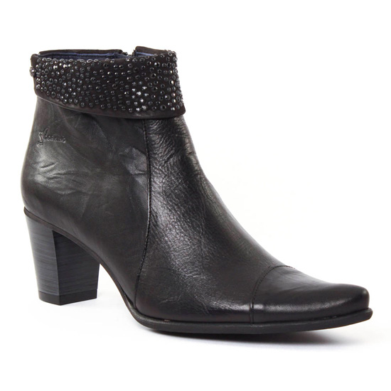 Bottines Et Boots Dorking 6448 Deisy Noir, vue principale de la chaussure femme