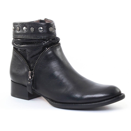 Bottines Et Boots Mamzelle Jeba Noir, vue principale de la chaussure femme