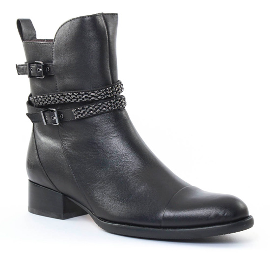 Bottines Et Boots Mamzelle Jespa Noir, vue principale de la chaussure femme