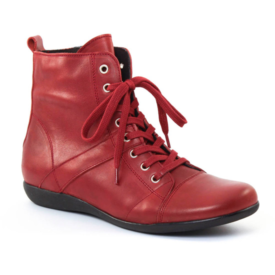 Bottines Et Boots Scarlatine 3605 Rouge, vue principale de la chaussure femme