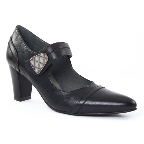 Escarpins Fugitive Maldo Noir Noir, vue principale de la chaussure femme