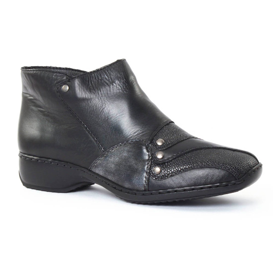 Bottines Et Boots Rieker L3873 Noir, vue principale de la chaussure femme