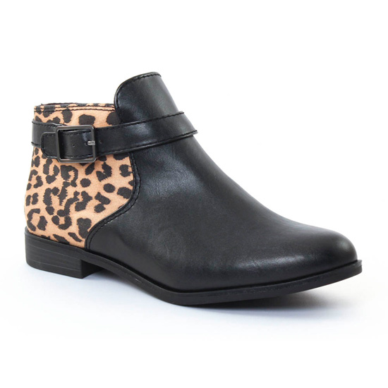 Bottines Et Boots Tamaris 25083 Black Leopard, vue principale de la chaussure femme