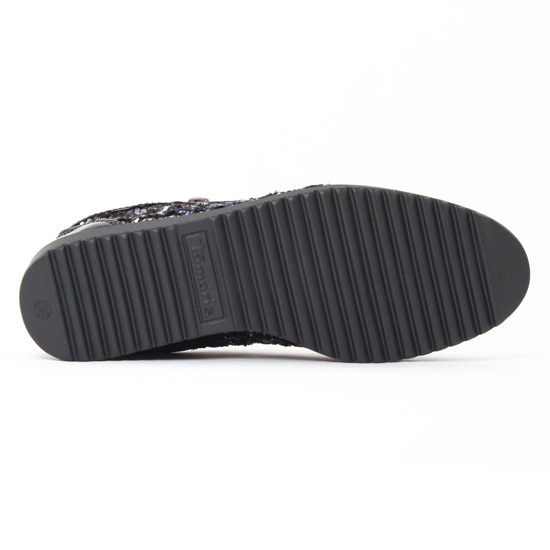 tennis vernis noir mode femme automne hiver - Photo Produit 5