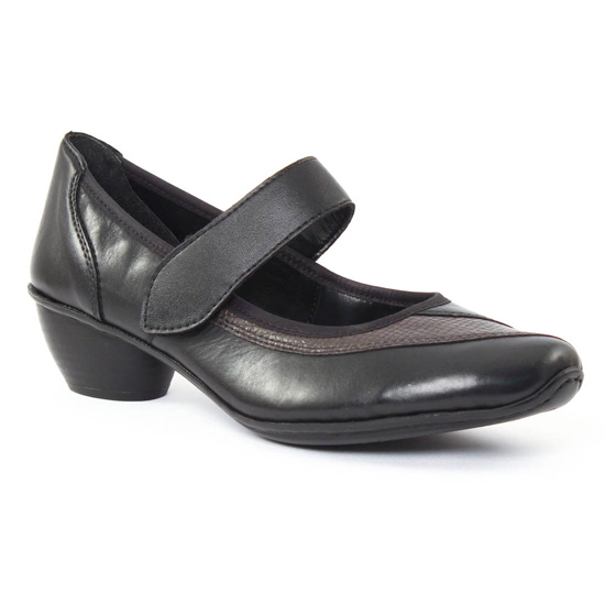 Babies Rieker 43751 Noir, vue principale de la chaussure femme